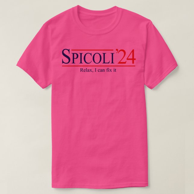 Camiseta Spicoli 24 Relájate, puedo arreglarlo (Diseño del anverso)