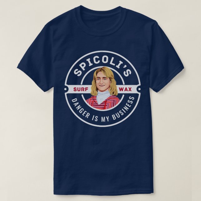 Camiseta Spicolis Surf Wax Danger es mi cosecha (Diseño del anverso)