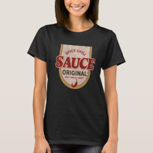 Camiseta Spicy Chili Sauce Original Sólo 1 Variedad Especia