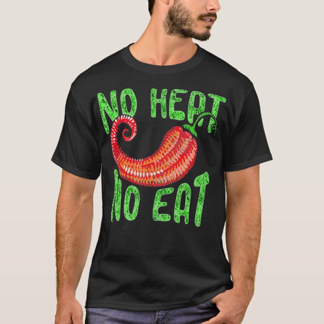 Camiseta Spicy Chili Scoville Spice Lover No Heat No (Anverso)