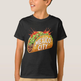 Camiseta Spicy Ciudad de México, Taco delicioso, de Natasha