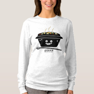 Camiseta Spicy coreano suave tofu sopa de estofado Sundubu 