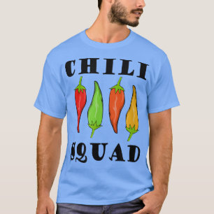 Camiseta Spicy Food Chili Squad Comida Meican
