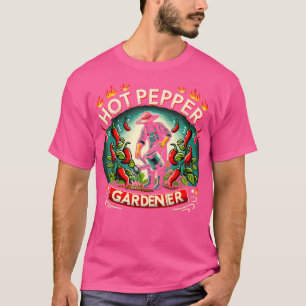 Camiseta Spicy Food Lover Chili Peppers Chef Spice Scoville