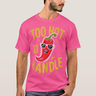 Camiseta Spicy Food Lover Chili Peppers Chef Spice Scoville