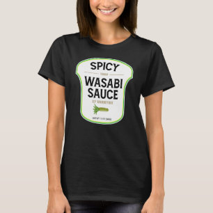 Camiseta Spicy Wasabi Sauce Halloween Costume golpe de esta