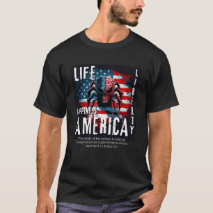 Camiseta Spider American Flag Spider 4 de julio a la derech
