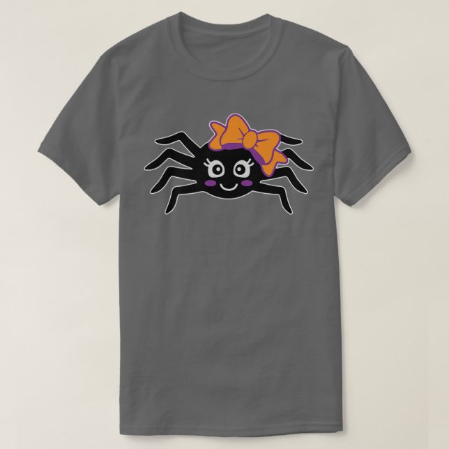 Camiseta Spider Lazy Halloween Costume lindo insecto animal (Diseño del anverso)
