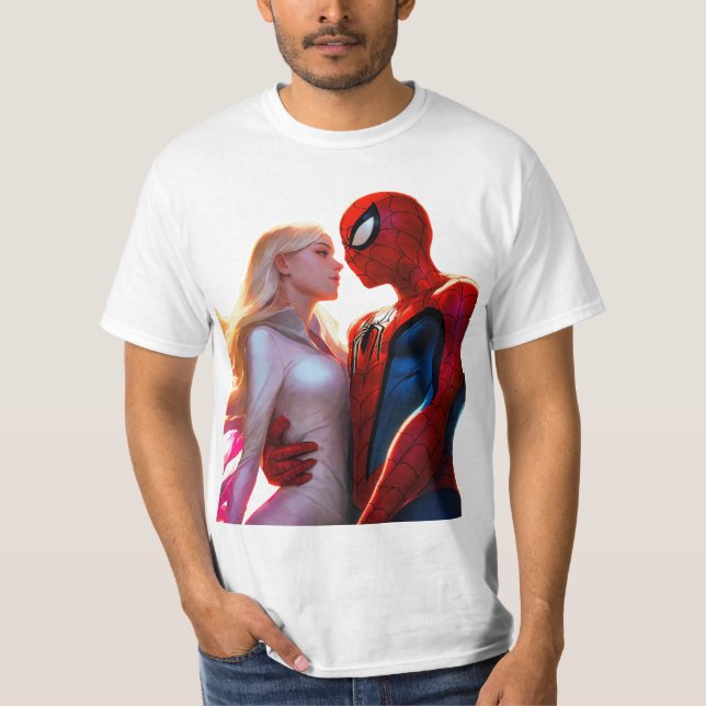 Camiseta Spider-Man y Spider Gwen (Anverso)