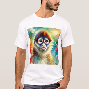 Camiseta Spider Monkey Harmony 220824AREF117 - Watercolor