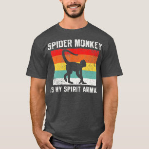 Camiseta Spider Monkey Retro Vintage