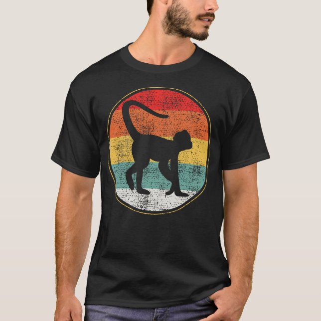 Camiseta Spider Monkey Retro Vintage (Anverso)