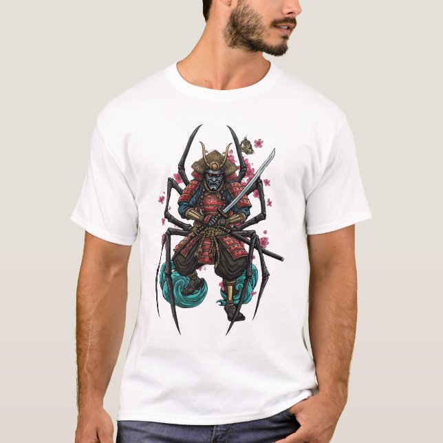 Camiseta Spider Samurai Warrior   (Anverso)