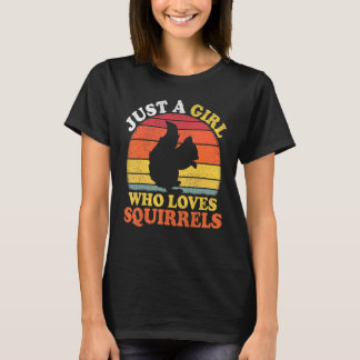 Camiseta Spider Vintage Just A Girl Who Loves Spiders