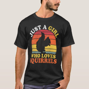 Camiseta Spider Vintage Sólo Un Chica Que Ama Las Arañas