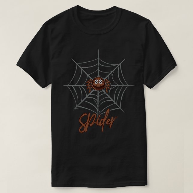 Camiseta Spider Web Cute Animal Spider (Diseño del anverso)