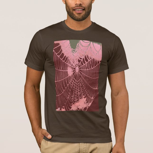 Camiseta Spider Web Pop Art (Anverso)