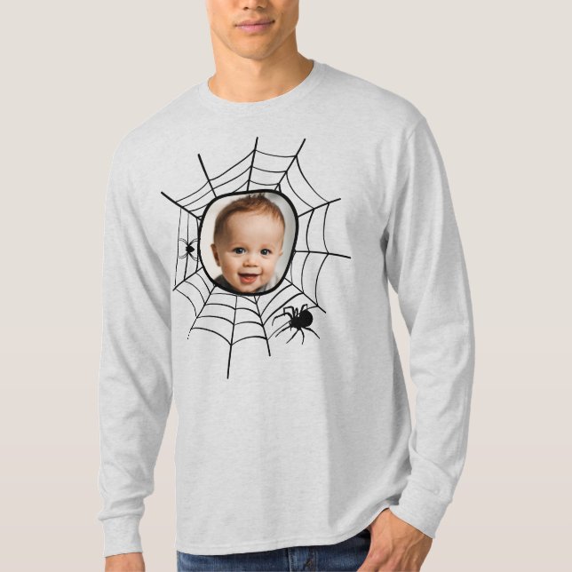 Camiseta Spider web spiderweb conmovedora foto personalizad (Anverso)