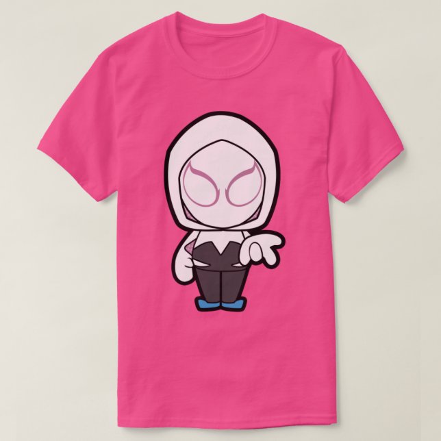 Camiseta Spider Woman Gwen Stacy Chibi (Diseño del anverso)
