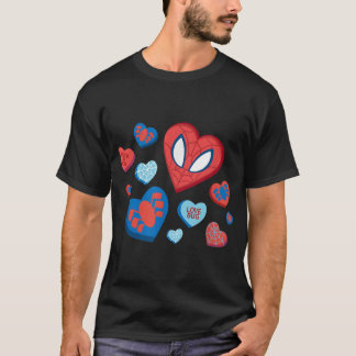 Camiseta Spidey Hearts Día de San Valentín