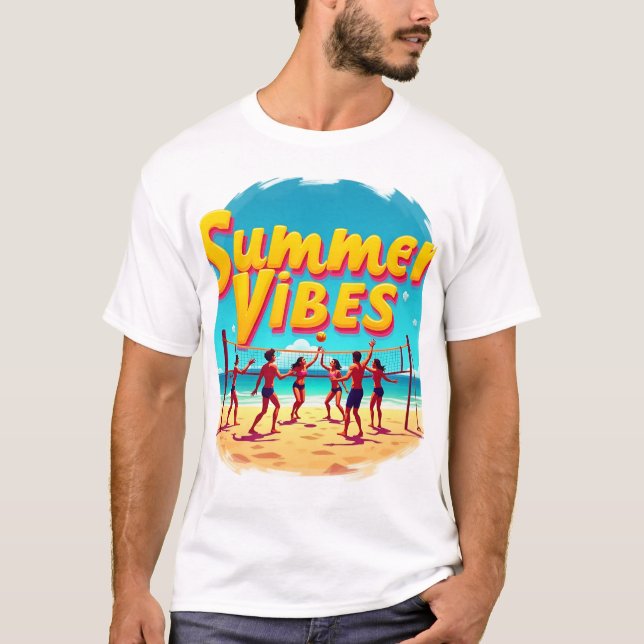 Camiseta Spike el Sol: Vibraciones de Verano Desatadas (Anverso)