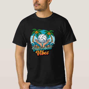 Camiseta Spike It con gráficos retro de voleibol