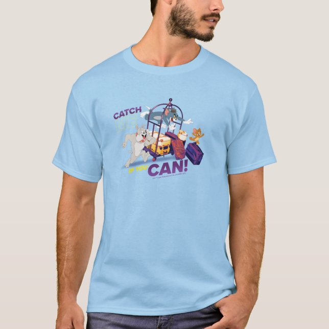 Camiseta Spike, Tom Y Jerry - Atrápame Si Puedes (Anverso)
