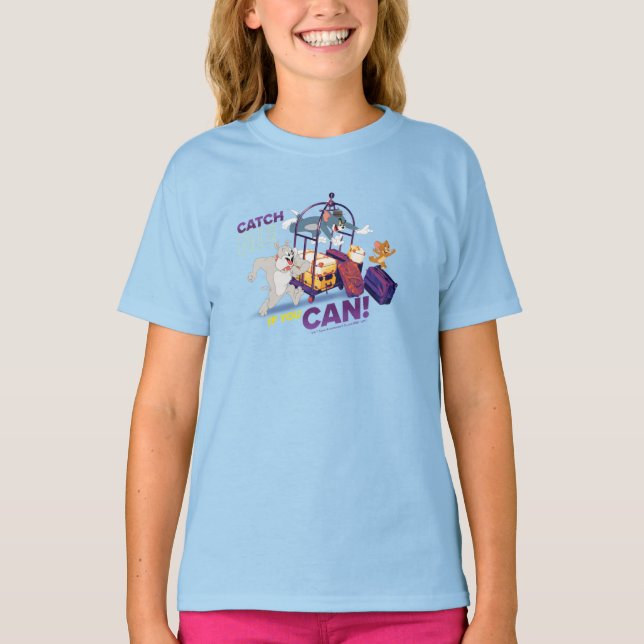 Camiseta Spike, Tom Y Jerry - Atrápame Si Puedes (Anverso)