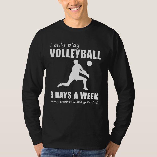 Camiseta Spike y Chuckle - Sólo juego mi voleibol 3 Da (Anverso)