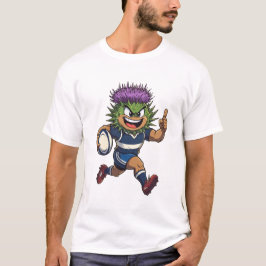 Camiseta Spiky Sprint Scottish Thistle Rugby Mascot