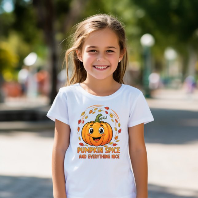 Camiseta Spin de calabaza y todo lo bueno" niños caen T-Shi (Subido por el creador)