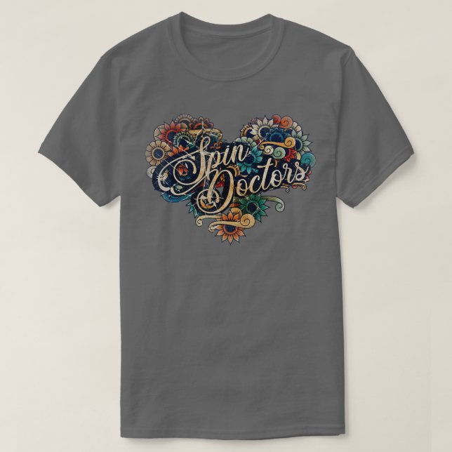 Camiseta Spin Doctors VIGNETTE COLOR ANTIGUO (Diseño del anverso)