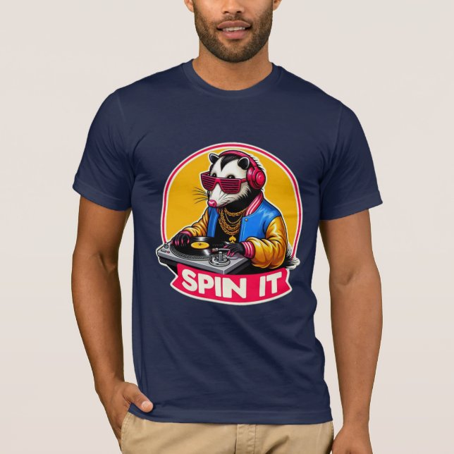 CAMISETA SPIN IT-OPOSSUM DJ 5 (Anverso)