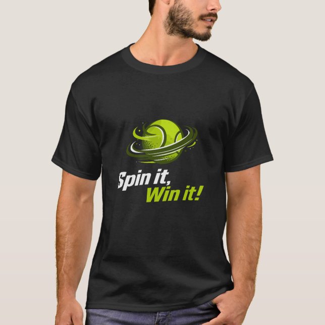 Camiseta Spin It Win It padel Ball Planet Sports (Anverso)