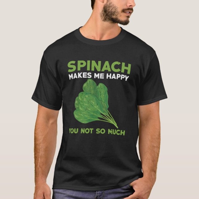Camiseta Spinach Saying Garden Plants (Anverso)