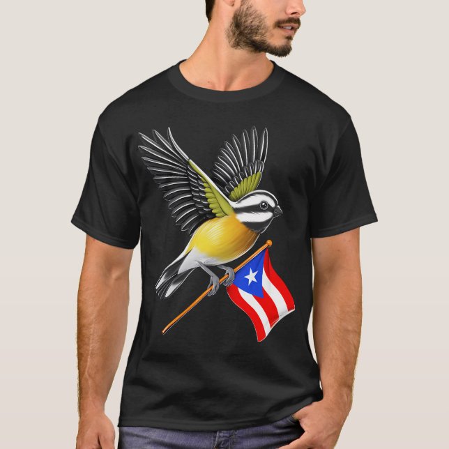 Camiseta Spindalis puertorriqueño (Anverso)