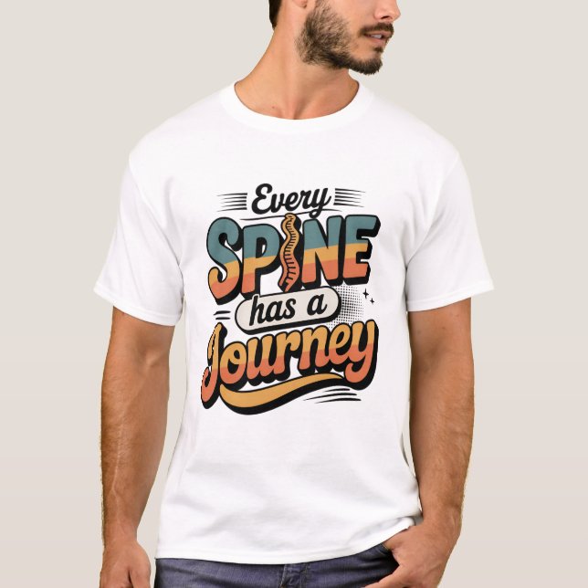 Camiseta Spine Care Journey and Body Alignment (Anverso)