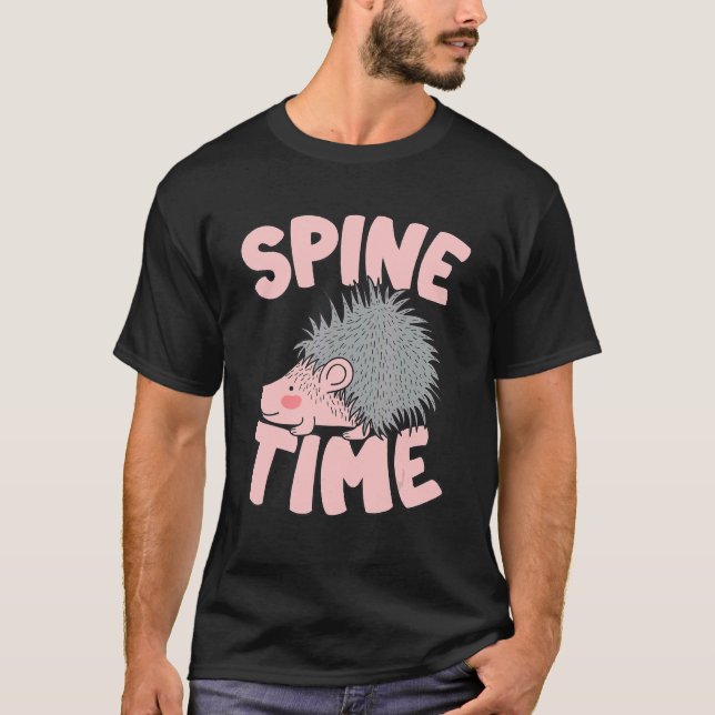 Camiseta Spine Time Spiky Porcupine (Anverso)