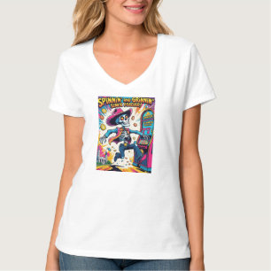 Camiseta Spinnin y Grinnin por Siempre – Vaquero Psicodélic