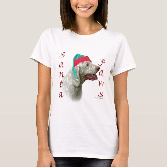 Camiseta Spinone Italiano Santa Paws (Anverso)