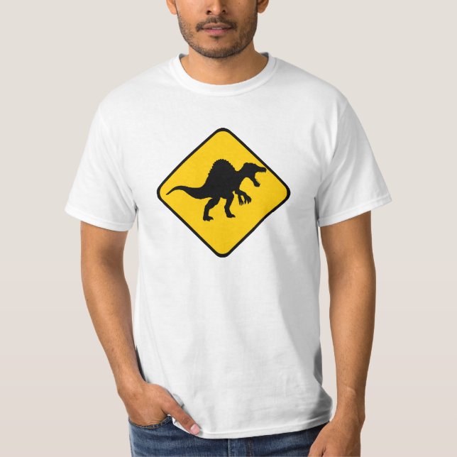 Camiseta Spinosaurus de cuidado (Anverso)