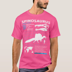 Camiseta Spinosaurus Ficha de datos de dinosaurios