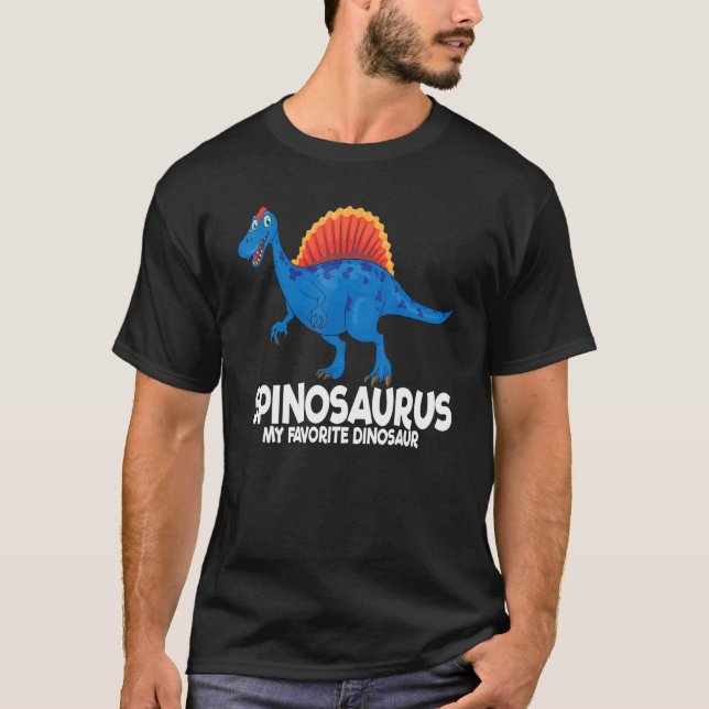Camiseta Spinosaurus My Favorito Dinosaur Kids Spinosaurus (Anverso)