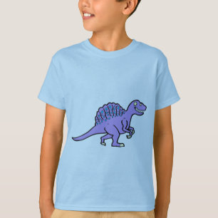 Camiseta Spinosaurus púrpura