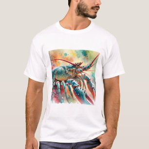 Camiseta Spiny Lobster Serenity 220824AREF116 - Watercolor