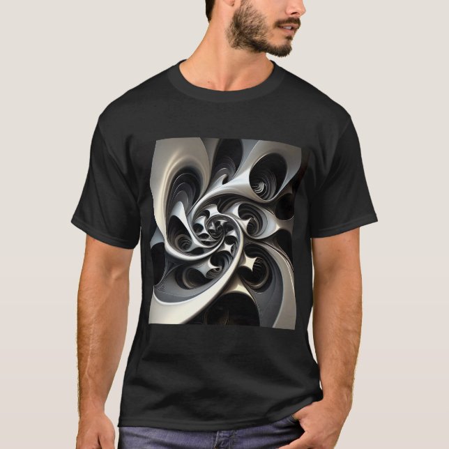 Camiseta SPIRAL - Inmóvil En Gráfico Blanco (Anverso)