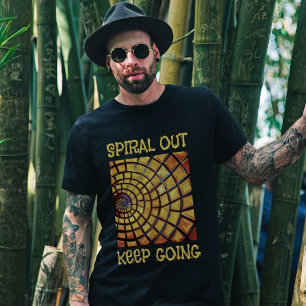 Camiseta Spiral Out Keep Go - Fibonacci Sequence Tee