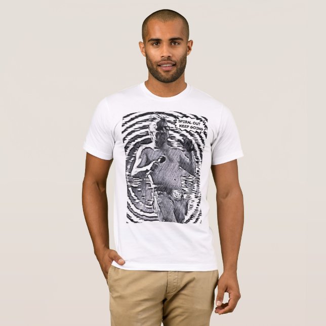Camiseta Spiral Out Keep Going - Retro Rock Cómic Maynard  (Anverso completo)