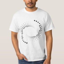 Camiseta Spirale mit schwarzen Kreisen - 