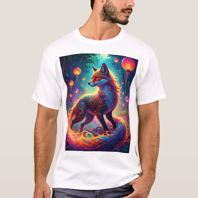 Camiseta Spirit Fox of the Lantern Grove (Anverso)